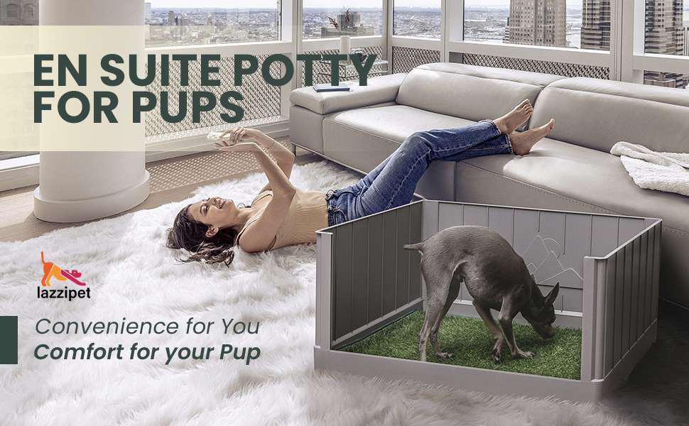 baño interior perros paredes altas pasto sintetico 78x63x38 centimetros sabanillas ideal para chile