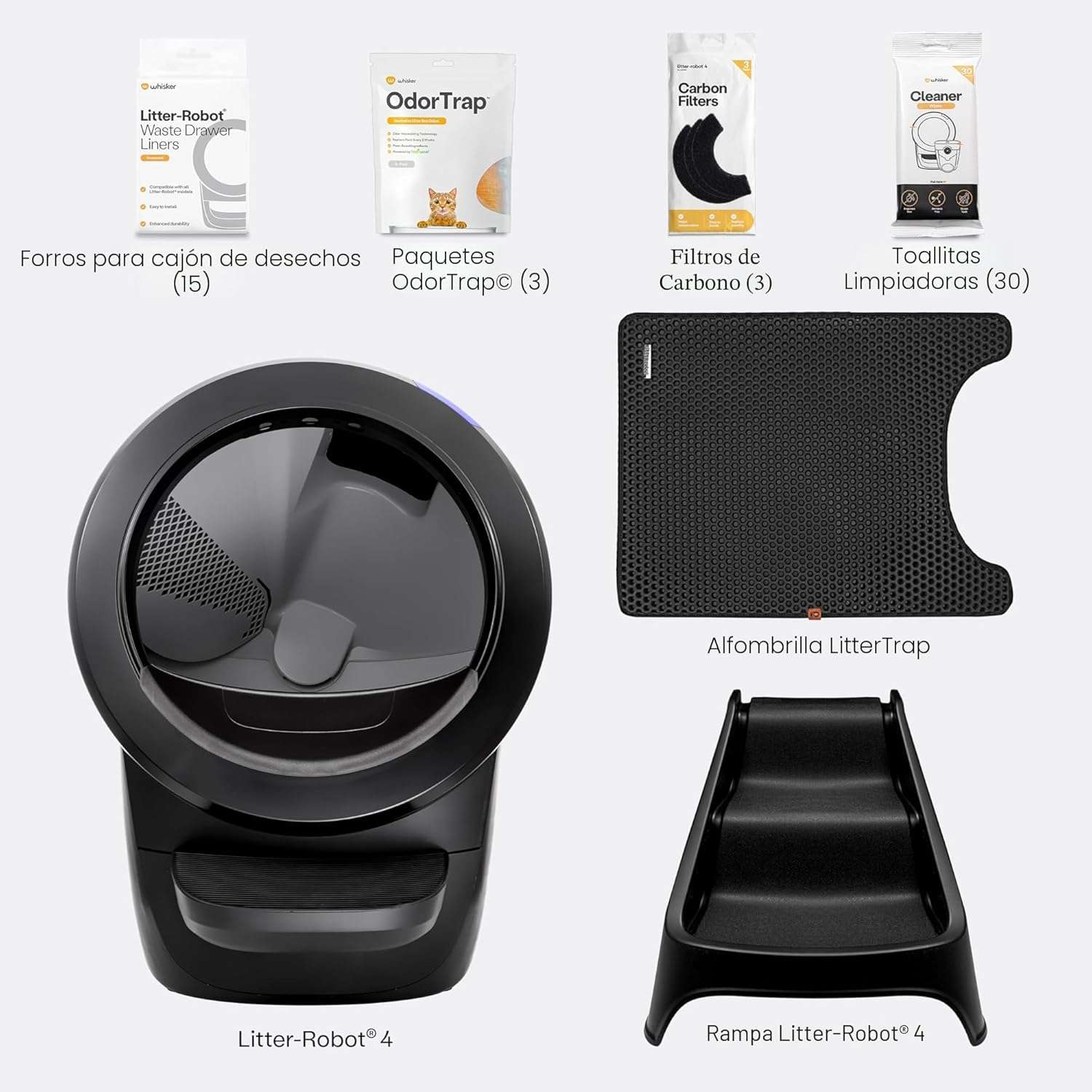 Caja Arena Para Gatos Litter Robot Con 4 Accesorios 69x62x75 cm - Imagen 9