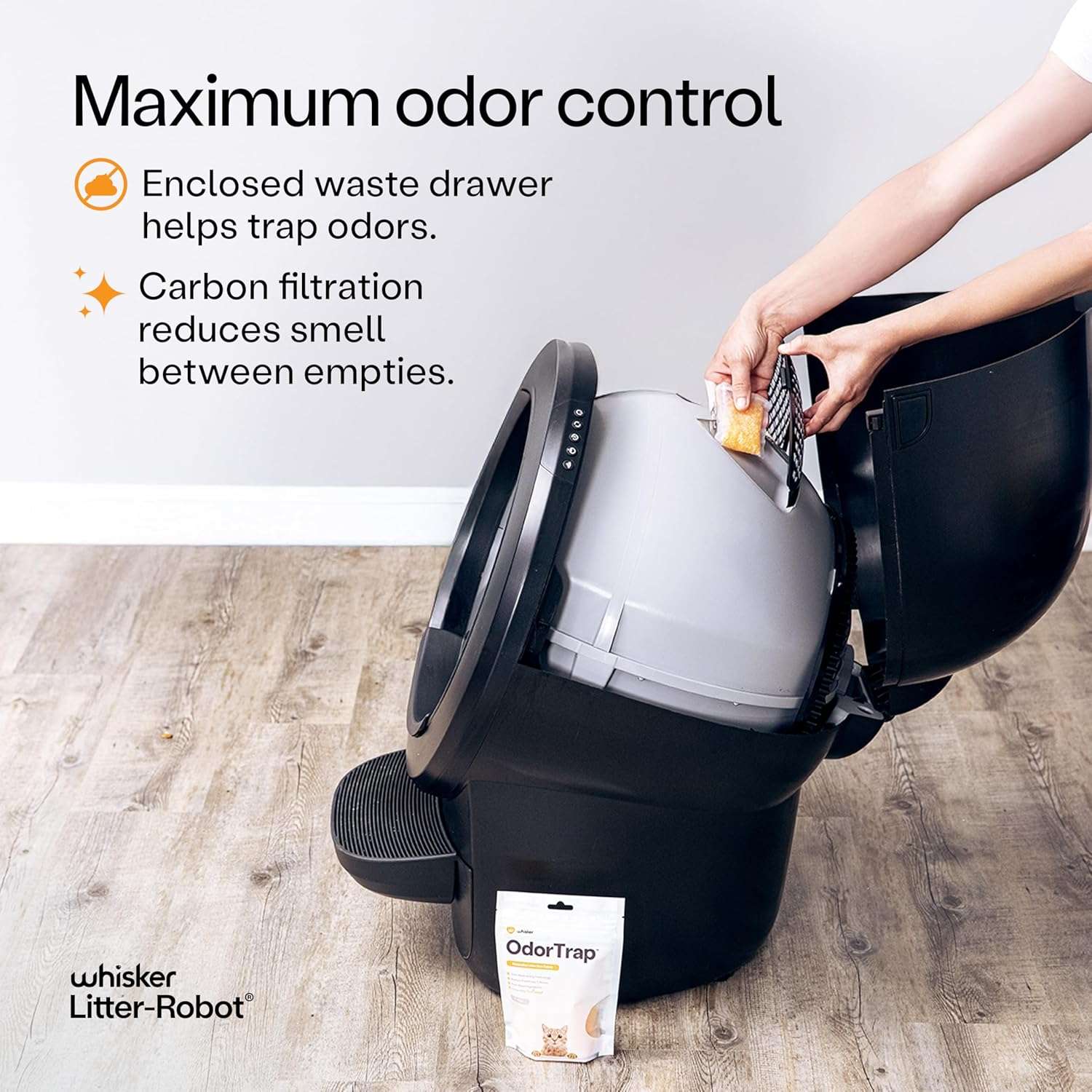 arenero automatico gatos autolimpiable litter robot 4 accesorios rampa 69x62x75 centimetros ideal para chile