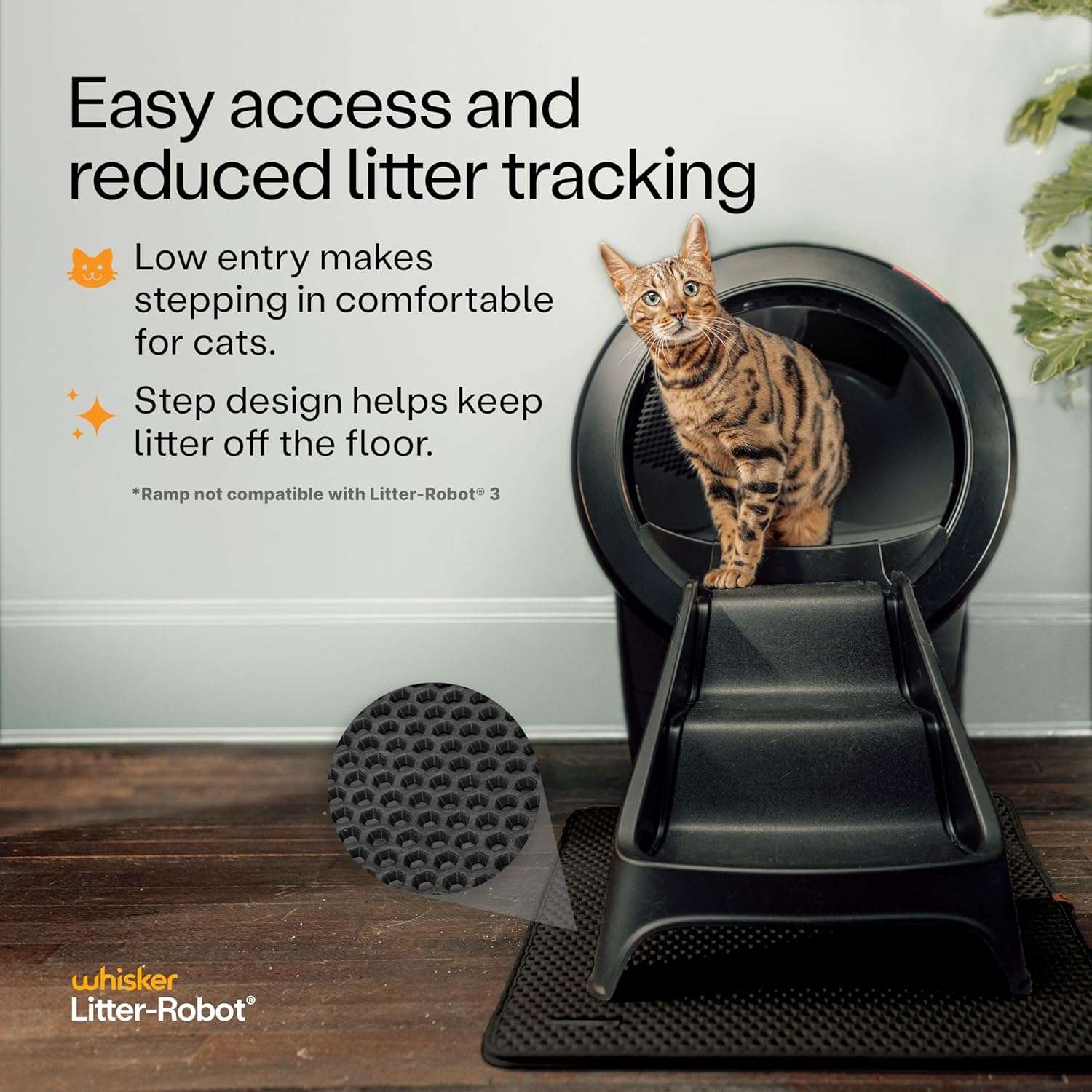 arenero automatico gatos autolimpiable litter robot 4 accesorios rampa 69x62x75 centimetros ideal para chile