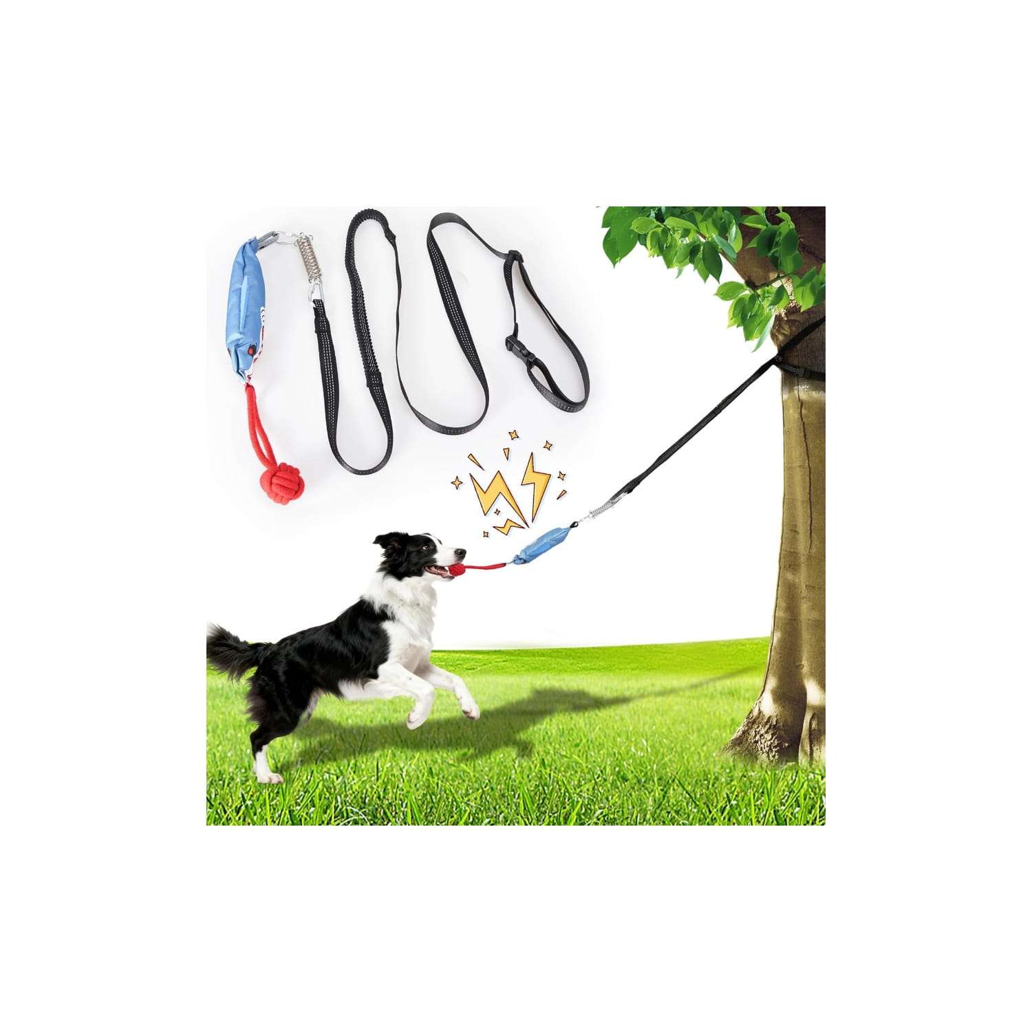 juguete colgante interactivo perros tira y afloja resorte ideal para exterior en chile