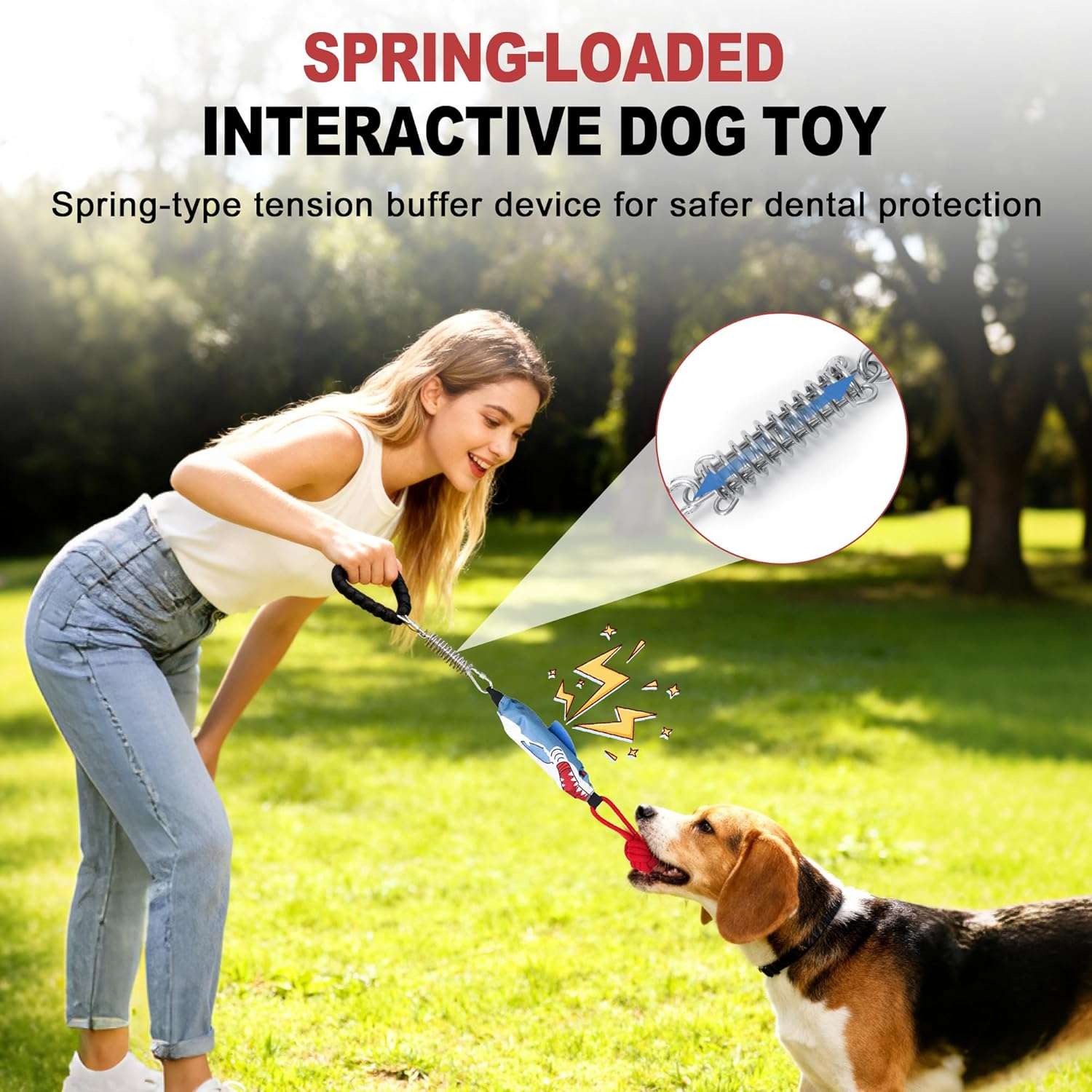 juguete colgante interactivo perros tira y afloja resorte ideal para exterior en chile