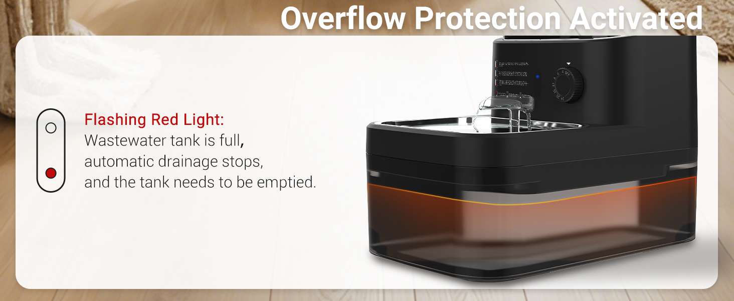 Fuente de agua inalambrica sin filtro de 3 litros con sensor de movimiento y bateria para mascotas