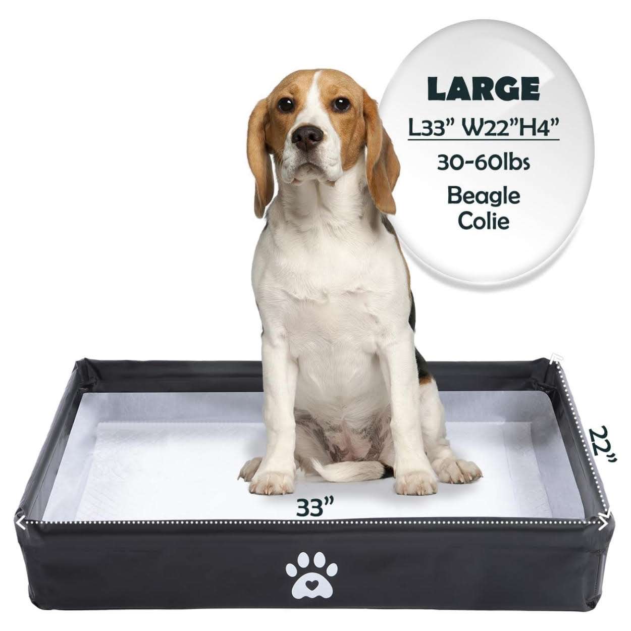 baño interior perros grandes plegable 84x58x10 centimetros sabanillas ideal para chile