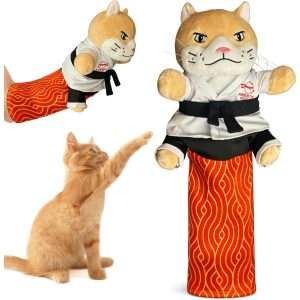 guante protector gatos manga larga brazo arañazos mordeduras interactivo chile