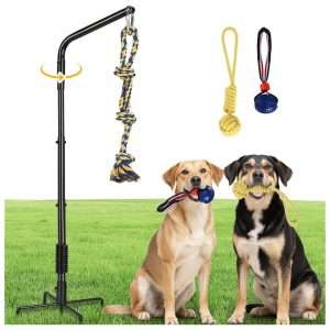 juguete interactivo perros exterior poste giratorio resorte 140 centimetros ideal para patios en chile