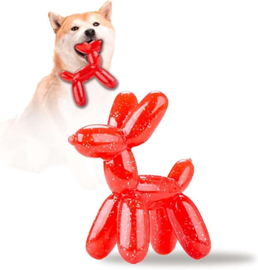 juguete masticable perros forma globo plastico 15 centimetros limpieza dental ideal para chile