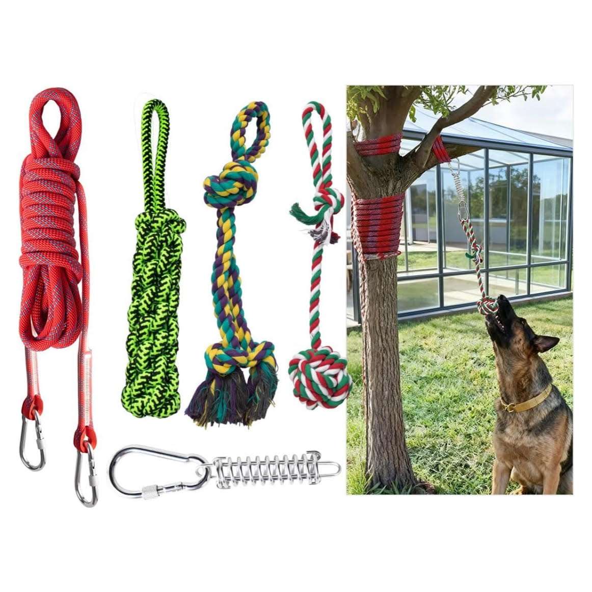 juguete colgante para perros grandes mordedor resistente 488 centimetros ideal para pitbulls en chile
