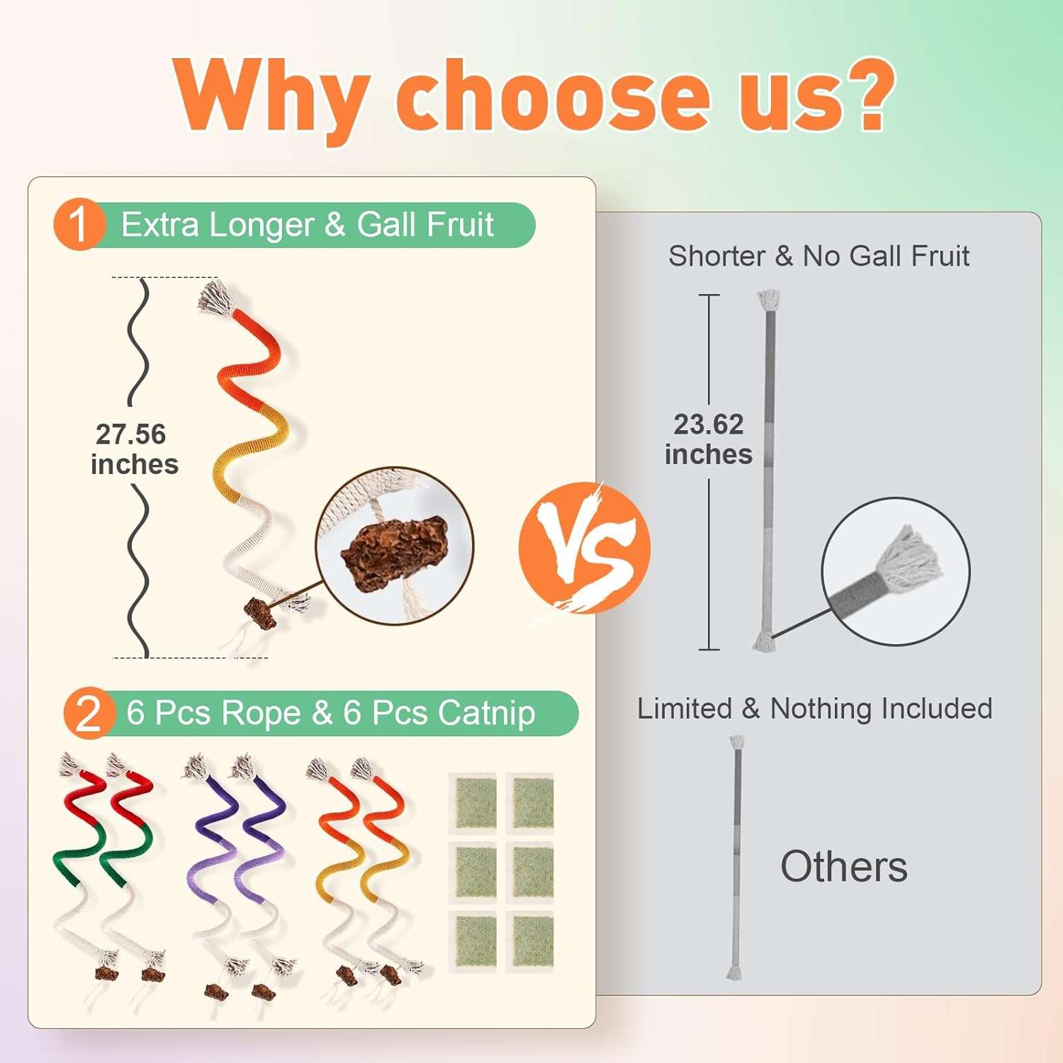 set 3 juguetes gatos cuerda sisal masticable 70 centimetros limpieza dental hierba gatera ideal para interior en chile