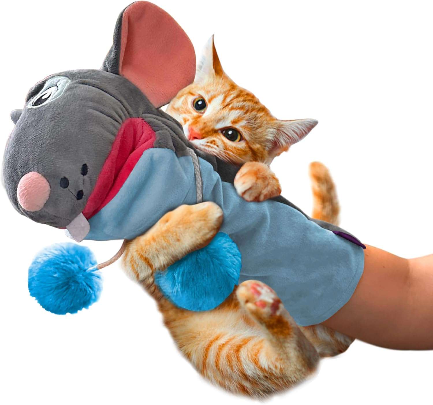 guante interactivo gatos protector manos peluche doble capa hierba gatera ideal para interior en chile