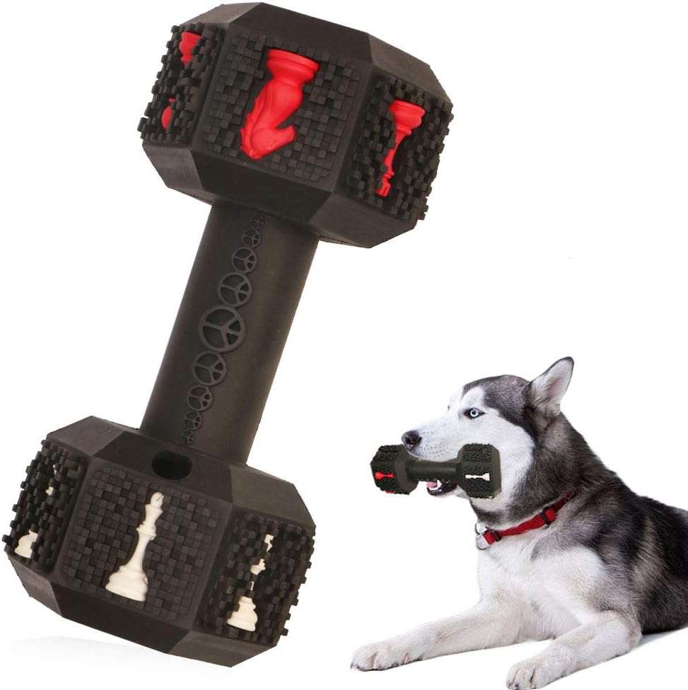 juguete masticable perros mancuerna goma resistente 249 kilos dispensador premios ideal para chile
