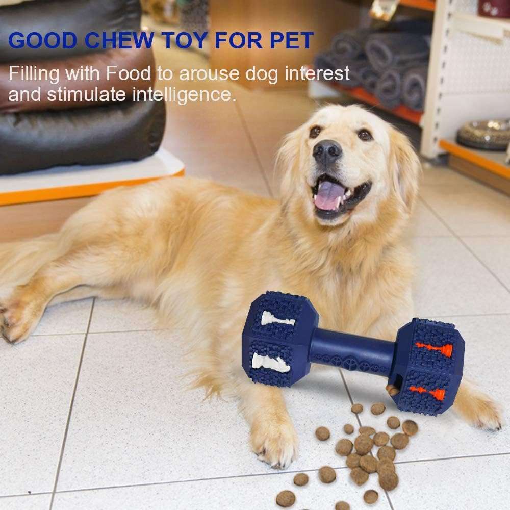 juguete masticable perros mancuerna goma resistente 249 kilos dispensador premios ideal para chile