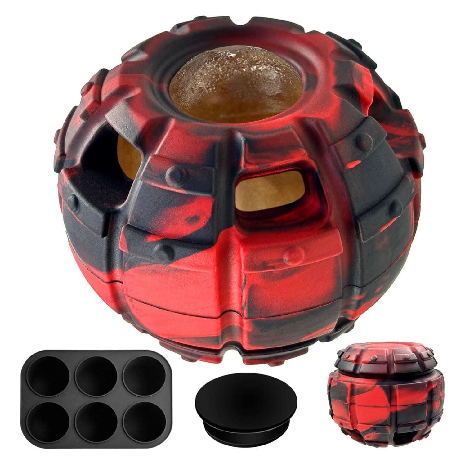 juguete interactivo dispensador golosinas congeladas perros pequeños goma comedero lento chile