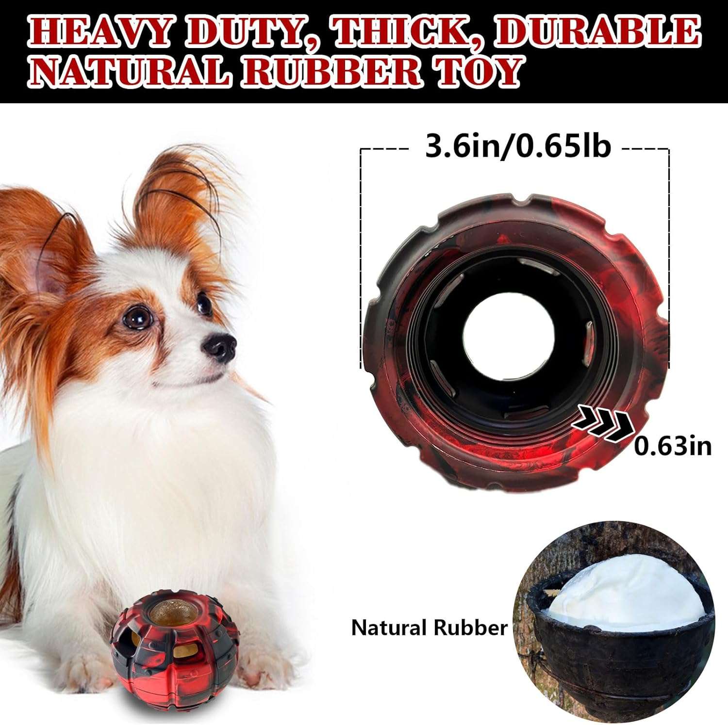 juguete interactivo dispensador golosinas congeladas perros pequeños goma comedero lento chile