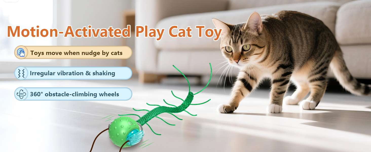 pelota interactiva gatos movimiento ciempies recargable usb sonido pajaro ideal para alfombra en chile