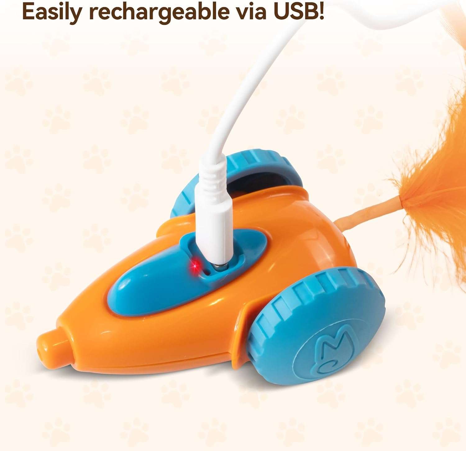 raton interactivo inteligente gatos automatico recargable 6 por 8 centimetros ideal para alfombras en chile