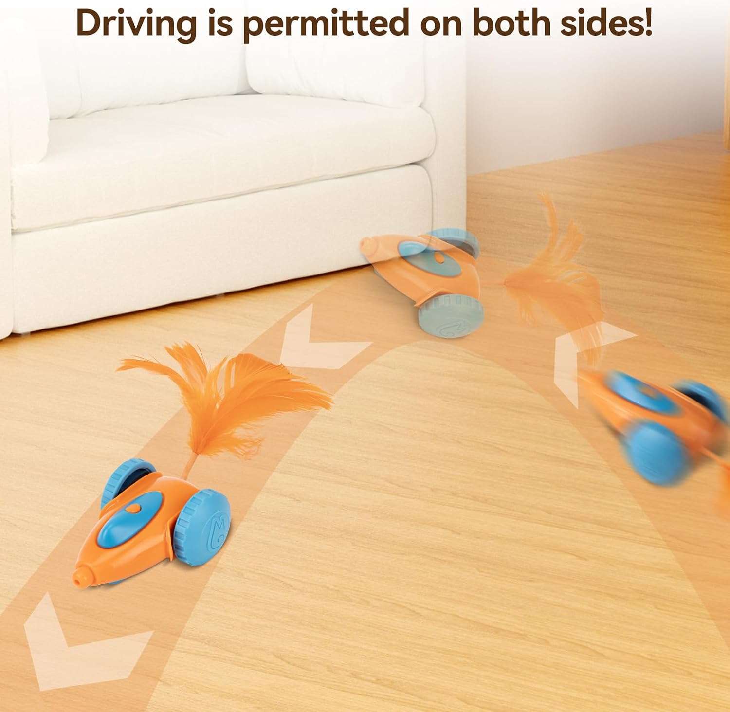 raton interactivo inteligente gatos automatico recargable 6 por 8 centimetros ideal para alfombras en chile