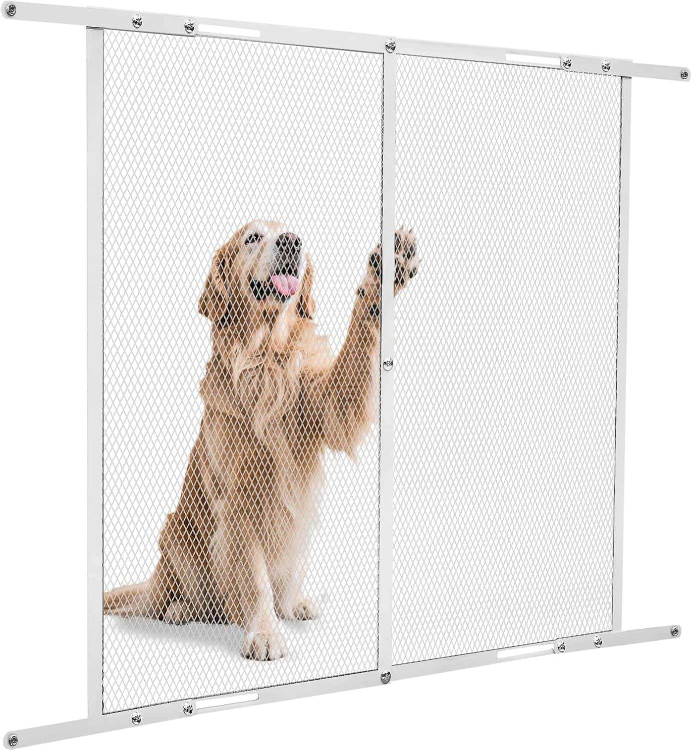 Protege la malla de tu motorhome o terraza contra los rasgunos con esta rejilla de aluminio para mascotas.