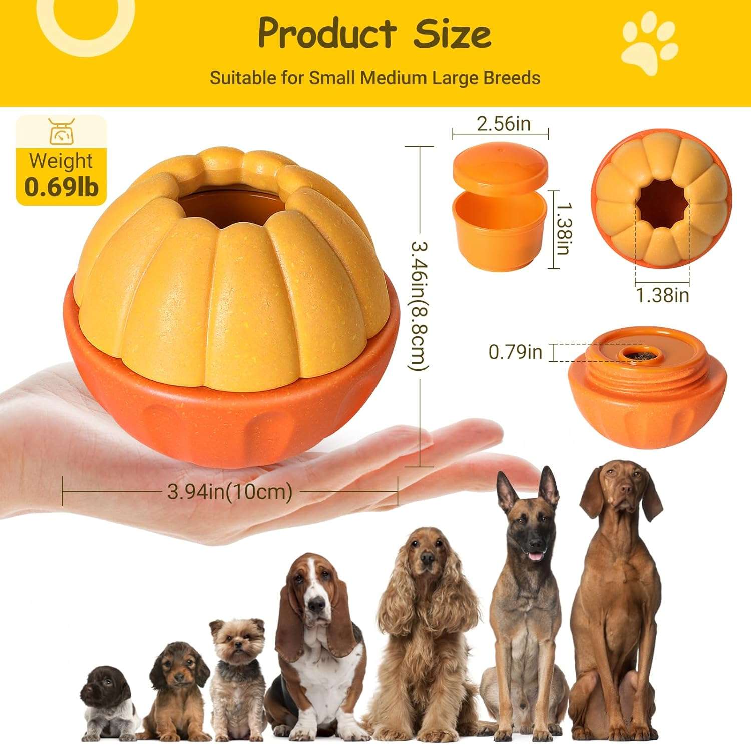 Rompecabezas Perros Juguete Rellenable Ansiedad Aburrimiento - Imagen 3