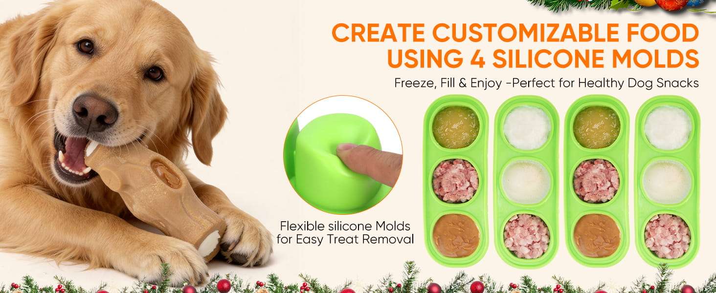 set 2 juguetes masticables perros indestructibles dispensador premios ansiedad dental ideal para chile