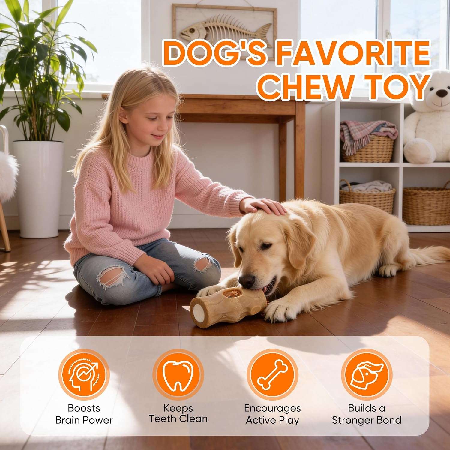 Set 2 Juguetes Masticables Perros Indestructibles Dispensador - Imagen 7