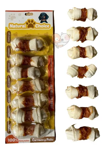 snack perros huesos con pollo natural choice carnaza cuidado dental alto en proteina ideal para chile