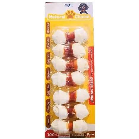 snack perros huesos con pollo natural choice carnaza cuidado dental alto en proteina ideal para chile
