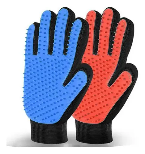guante saca pelo perros gatos buen amico silicona quita pelusa masajeador velcro 24x16 centimetros ideal para chile