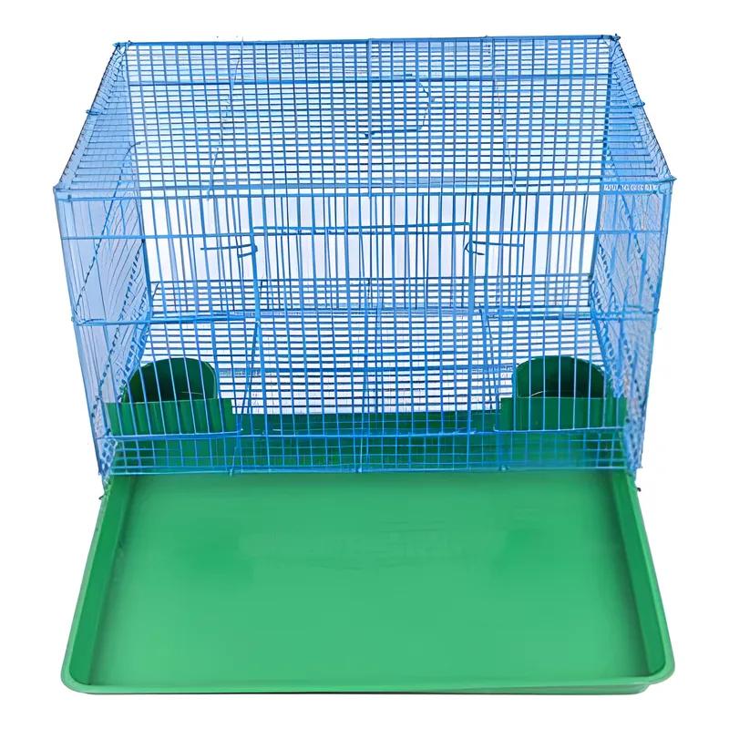 jaula para aves mondo mascota periquitos canarios 42x28x34 centimetros accesorios bandeja removible ideal para chile