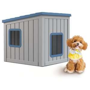 casa de resina perros pequeños exterior interior impermeable ventilada 63x55x56 centimetros ideal para chile