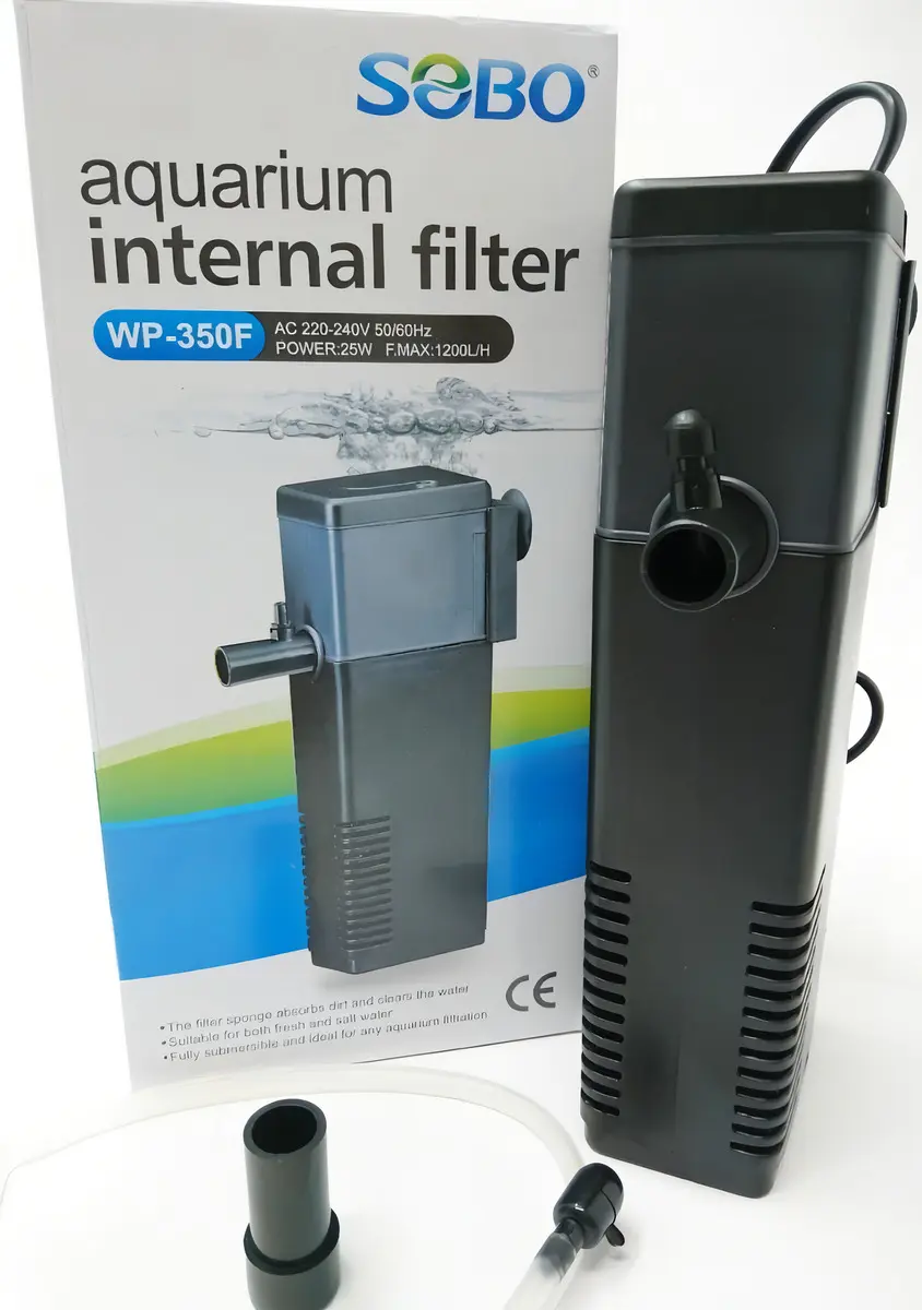 filtro interno acuario sobo wp 350f sumergible 1200 litros hora 25 watts oxigenador ideal para chile