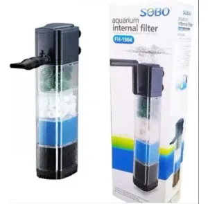 filtro interno acuario sobo fh 1904 sumergible 1500 litros hora 4 etapas 300 litros oxigenador ideal para chile