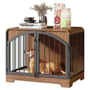 jaula mueble perros pequeños interior madera acero ventilada 80x54x64 centimetros ideal para chile