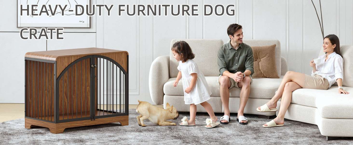 jaula mueble perros pequeños interior madera acero ventilada 80x54x64 centimetros ideal para chile