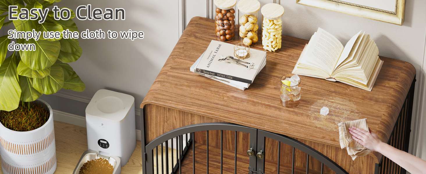 jaula mueble perros pequeños interior madera acero ventilada 80x54x64 centimetros ideal para chile