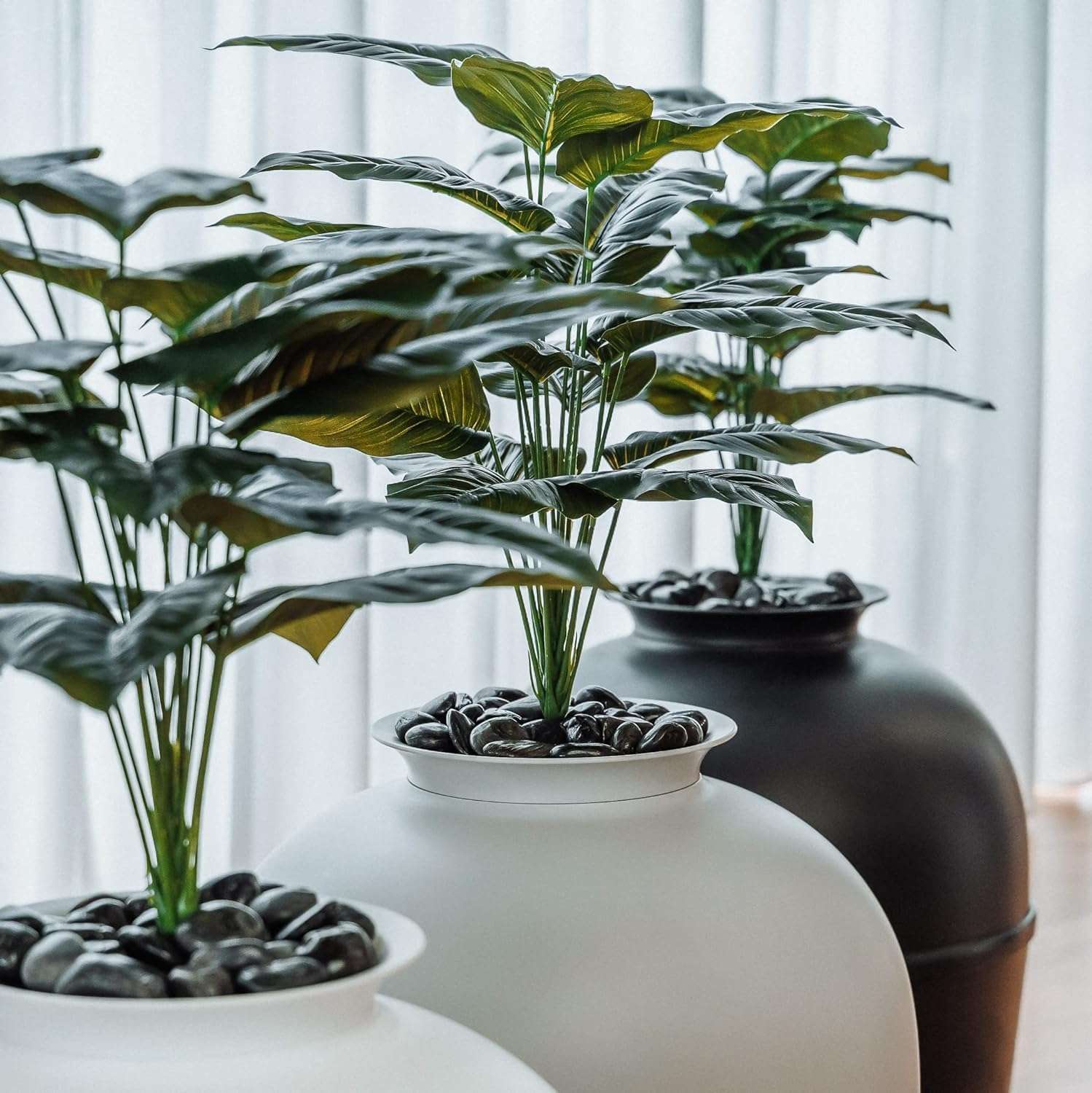 arenero oculto para gatos con diseño de macetero planta artificial y filtro de carbon de 5.08 centimetros en chile