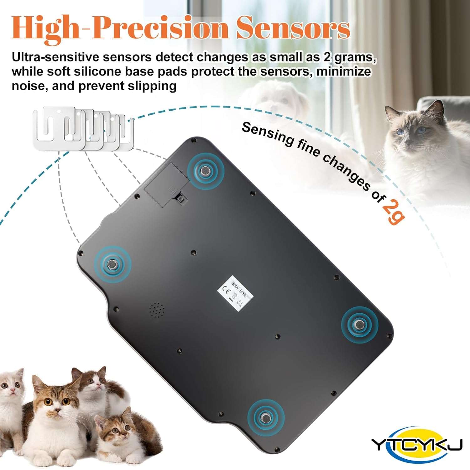 pesa digital para mascotas recien nacidas con capacidad de 15 kilos y bandeja de 29 centimetros ideal para chile