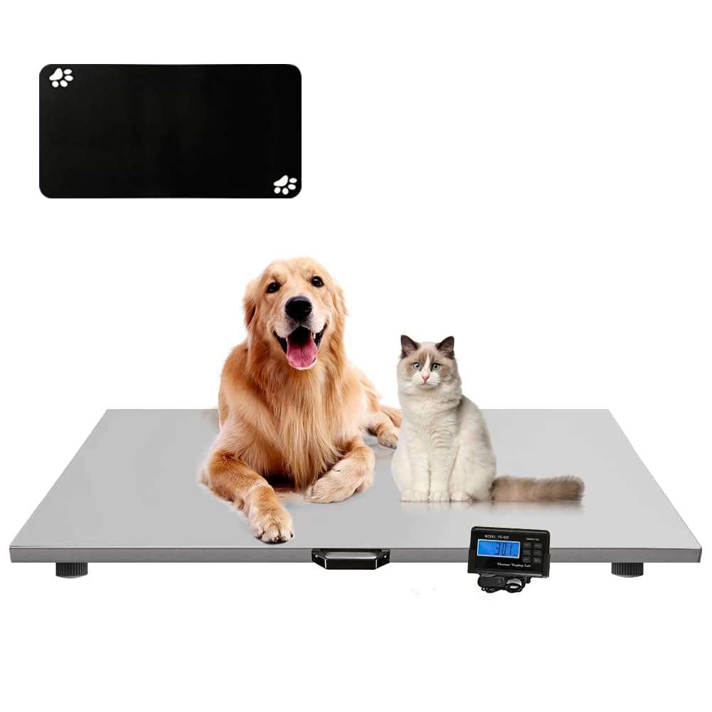 balanza digital de acero inoxidable para ganado y mascotas de 500 kilos ideal para chile