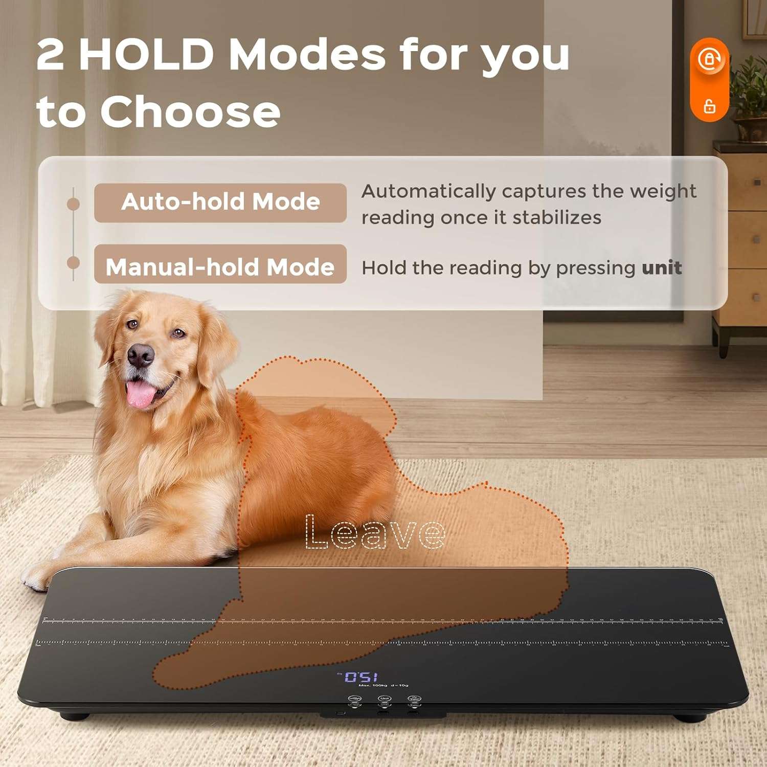 pesa digital recargable para perros medianos con capacidad de 100 kilos y base de goma de 69 por 33 centimetros ideal para chile