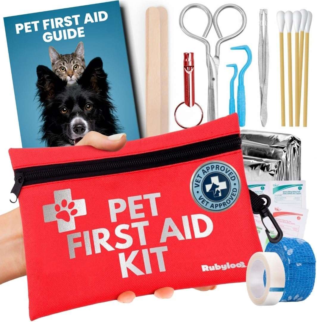 botiquin de primeros auxilios compacto para perros con removedor de garrapatas ideal para senderismo en chile