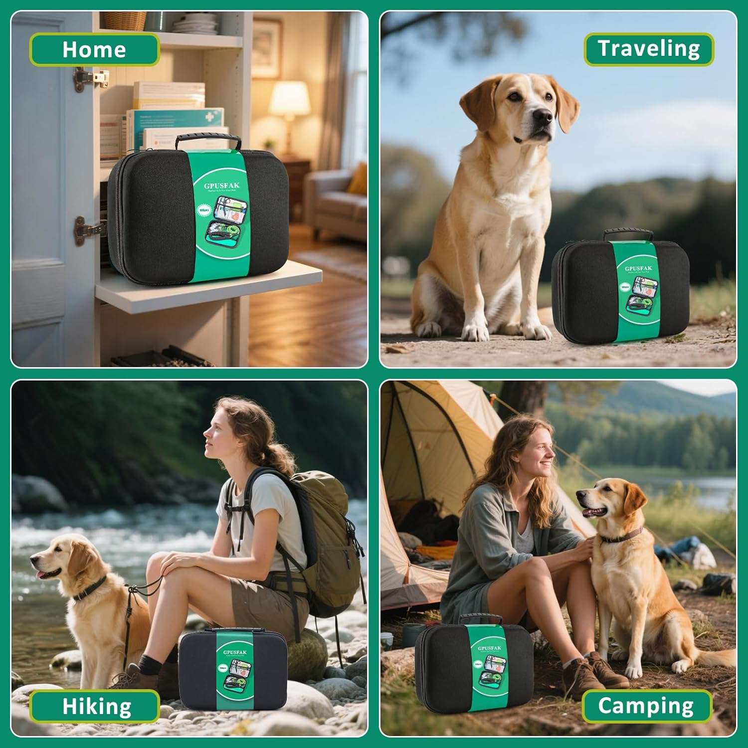 botiquin de primeros auxilios impermeable para perros ideal para emergencias viajes y camping en chile