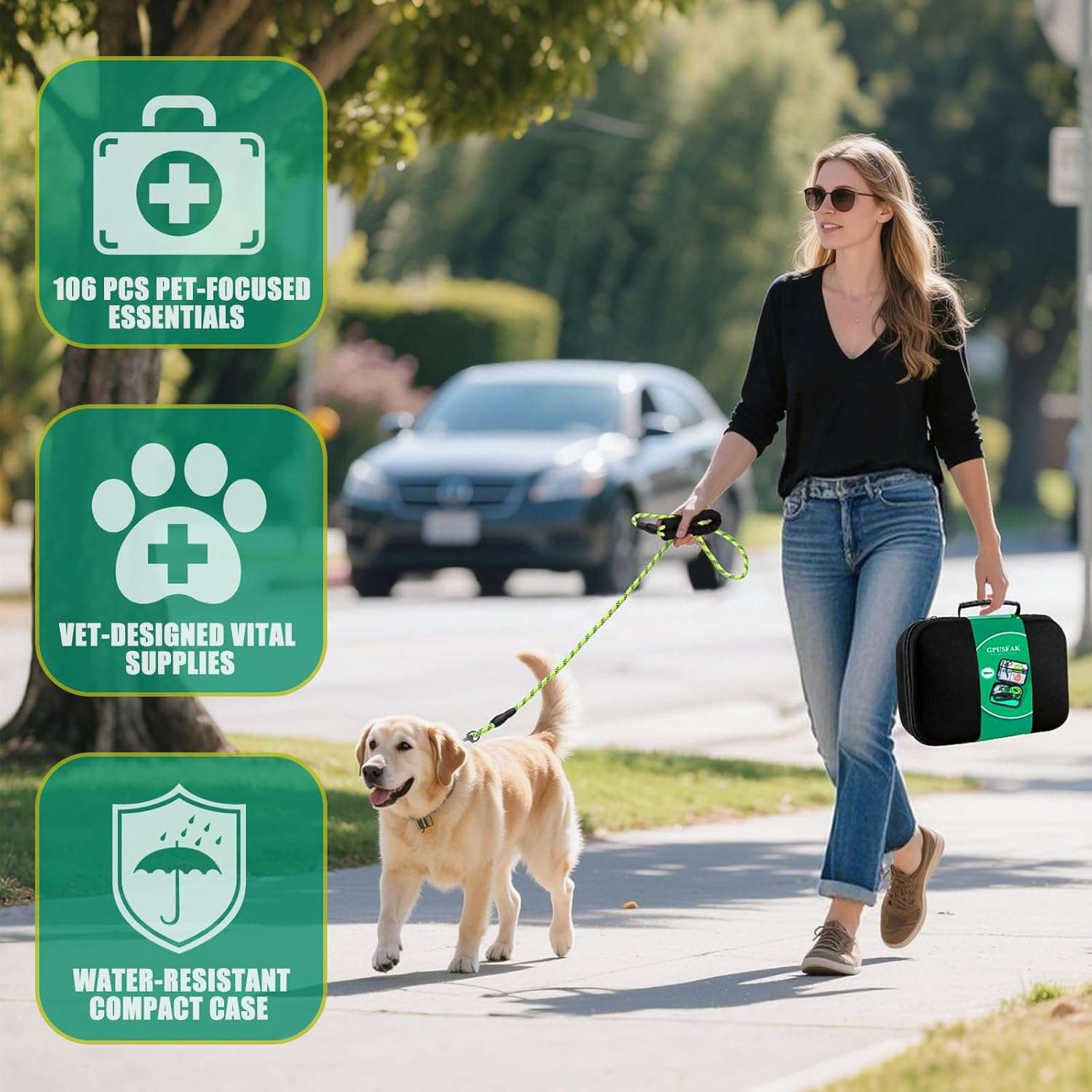 botiquin de primeros auxilios impermeable para perros ideal para emergencias viajes y camping en chile