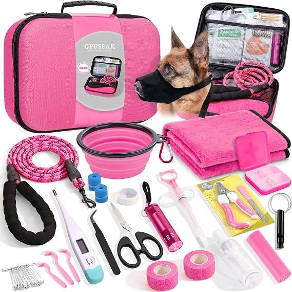 botiquin de primeros auxilios impermeable para perros ideal para emergencias viajes y camping en chile