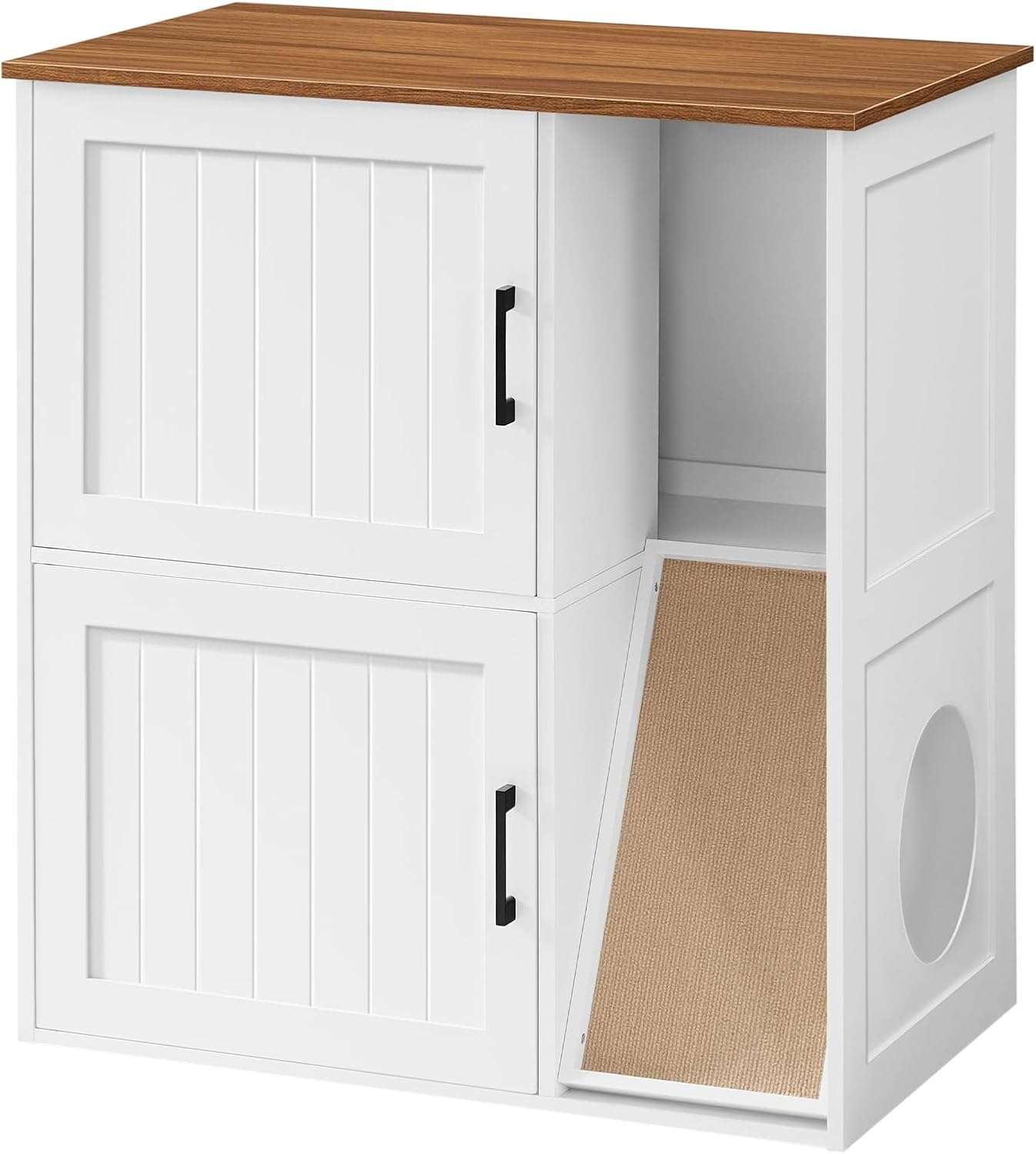 Caja De Arena Gatos Doble Estilo Granja 80x50x90 cm - Imagen 10