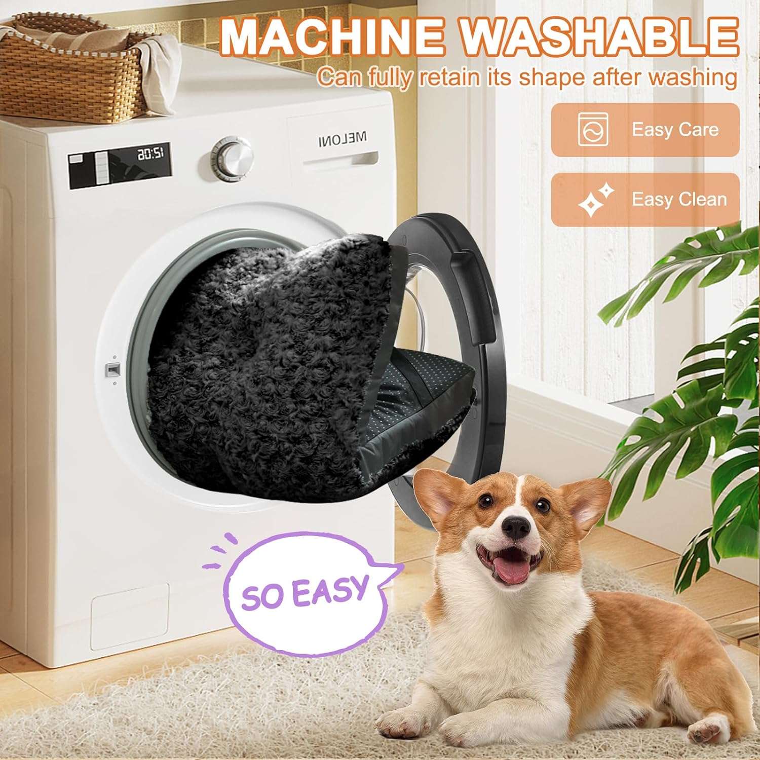 cama extra grande para perro tipo tapete lavable para jaula con base antideslizante y correas de fijacion ideal para chile