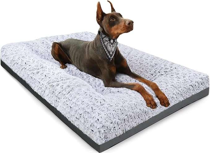 cama extra grande para perro tipo tapete lavable para jaula con base antideslizante y correas de fijacion ideal para chile