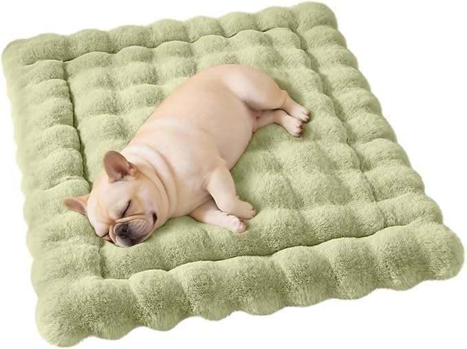 tapete cama para gatos gris lavable y antideslizante con medidas de 58.42 por 38.10 centimetros