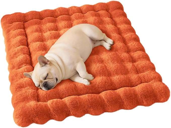 tapete cama para gatos gris lavable y antideslizante con medidas de 58.42 por 38.10 centimetros