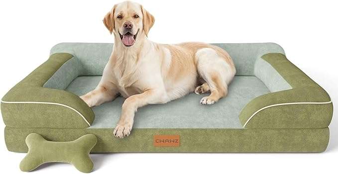 cama ortopedica jumbo para perro extra grande con gel refrescante y funda lavable ideal para chile