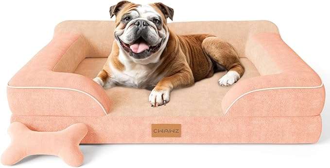 cama ortopedica jumbo para perro extra grande con gel refrescante y funda lavable ideal para chile